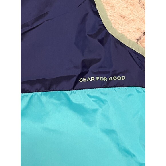 NWT COTOPAXI Kids S Teca Calido Zip Vest Reversible Sleepover Green Blue Orange - Picture 4 of 10